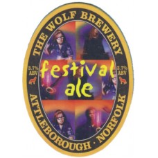 Wolf Brewery Festival Ale Pump Clip